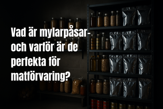 Vad är mylarpåsar – och varför är de perfekta för matförvaring?