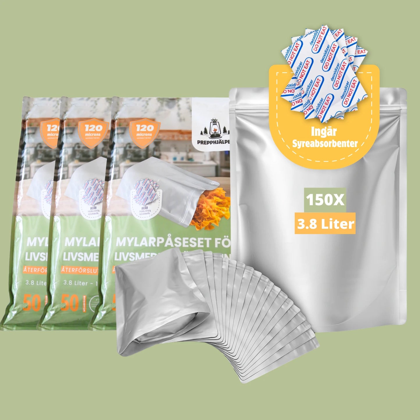 Mylarpåseset 3 månader