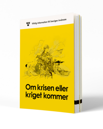 MSB:s broschyr Om krisen eller kriget kommer
